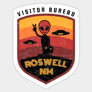 Roswell Visitor Bureau Sticker